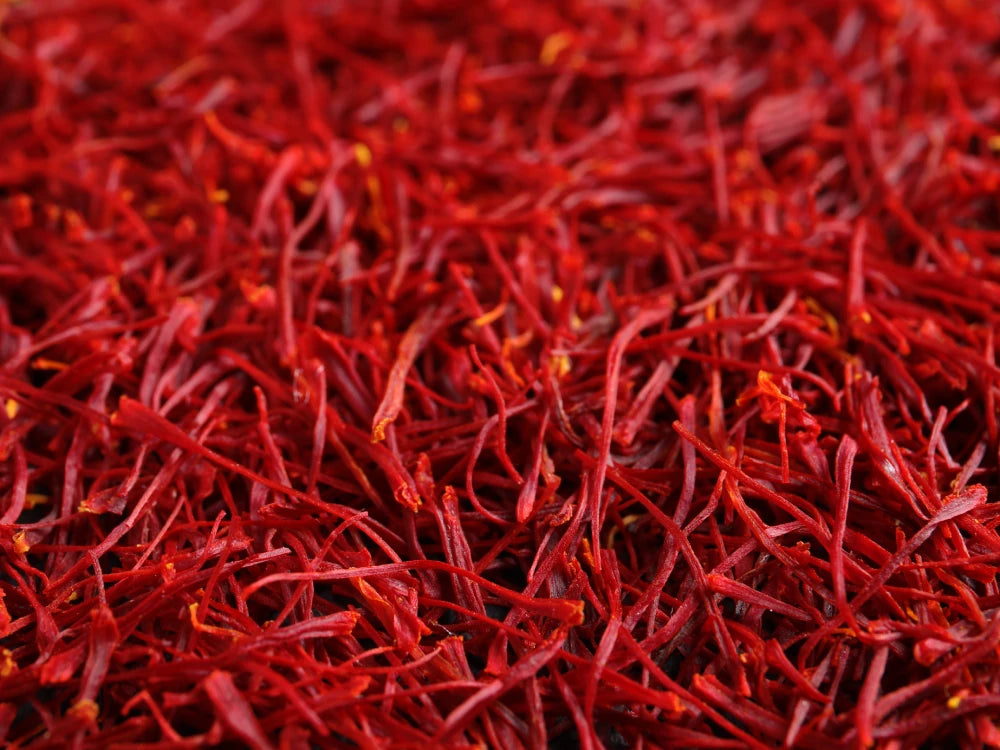 Dried saffron threads representing Supresa saffron extract in Athonix OFFSET